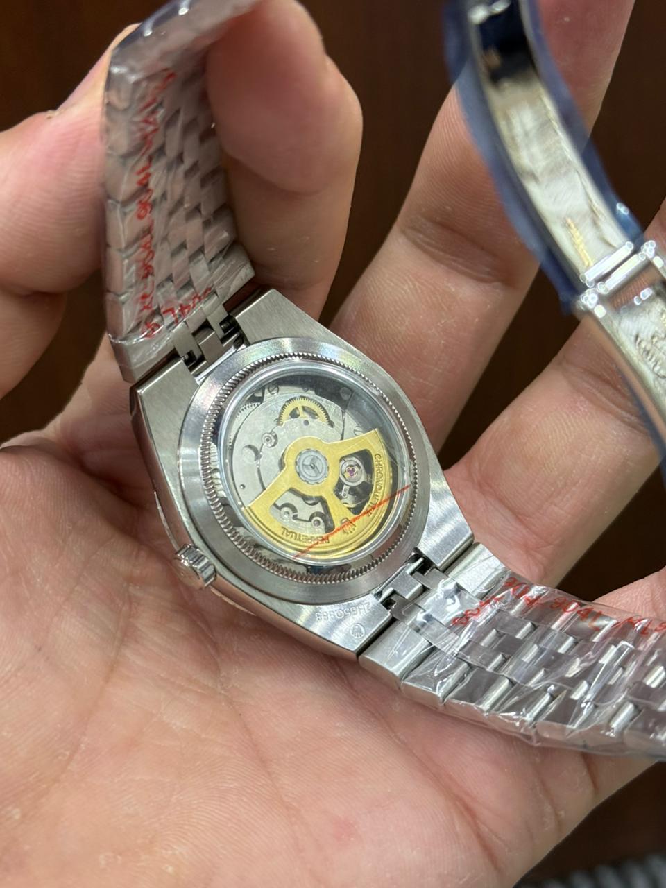 THE SICXTY Rolex Datejust Style Blue Automatic Watch